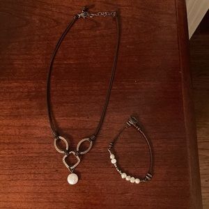 Silpada necklace and bracelet